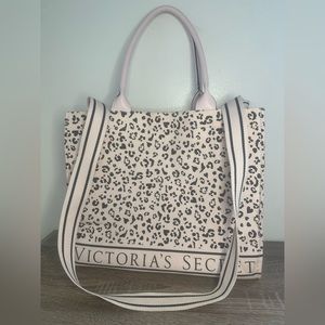 Victoria’s Secret Pink Leopard Tote Bag Purse